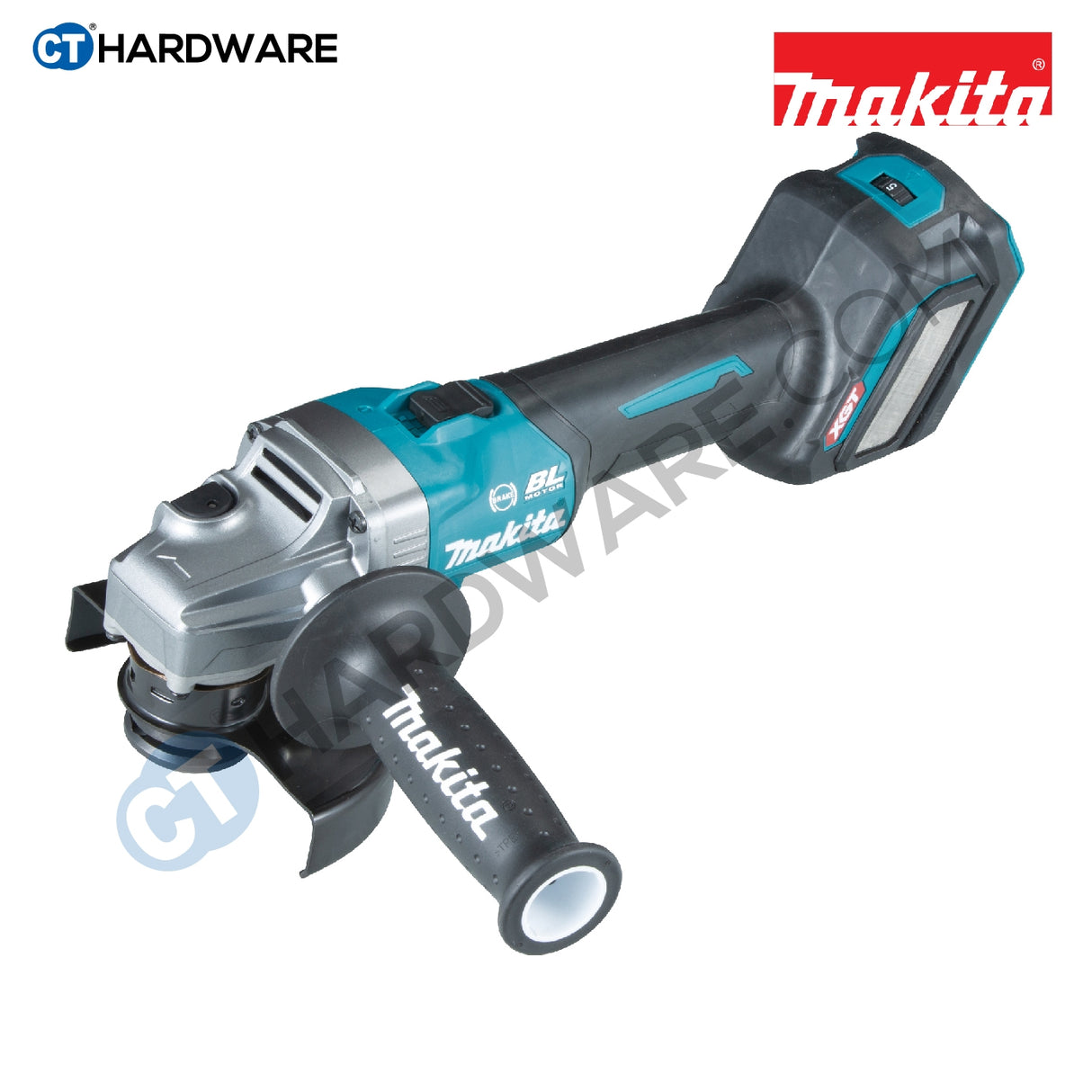 Makita GA021GM201 Cordless Brushless Angle Grinder 40V 4" 100mm 8500Rpm C/W 2x 4.0Ah Battery & 1x Fast Charger