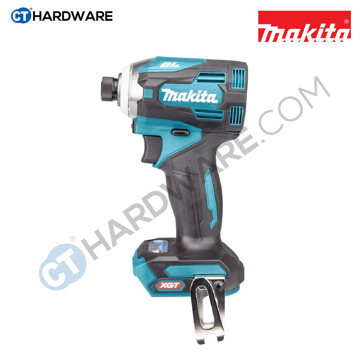 Makita TD001GD201 Cordless Brushless Impact Driver 40V 1/4" 6.35mm 220Nm C/W 2x 2.5Ah Battery & 1xFast Charger