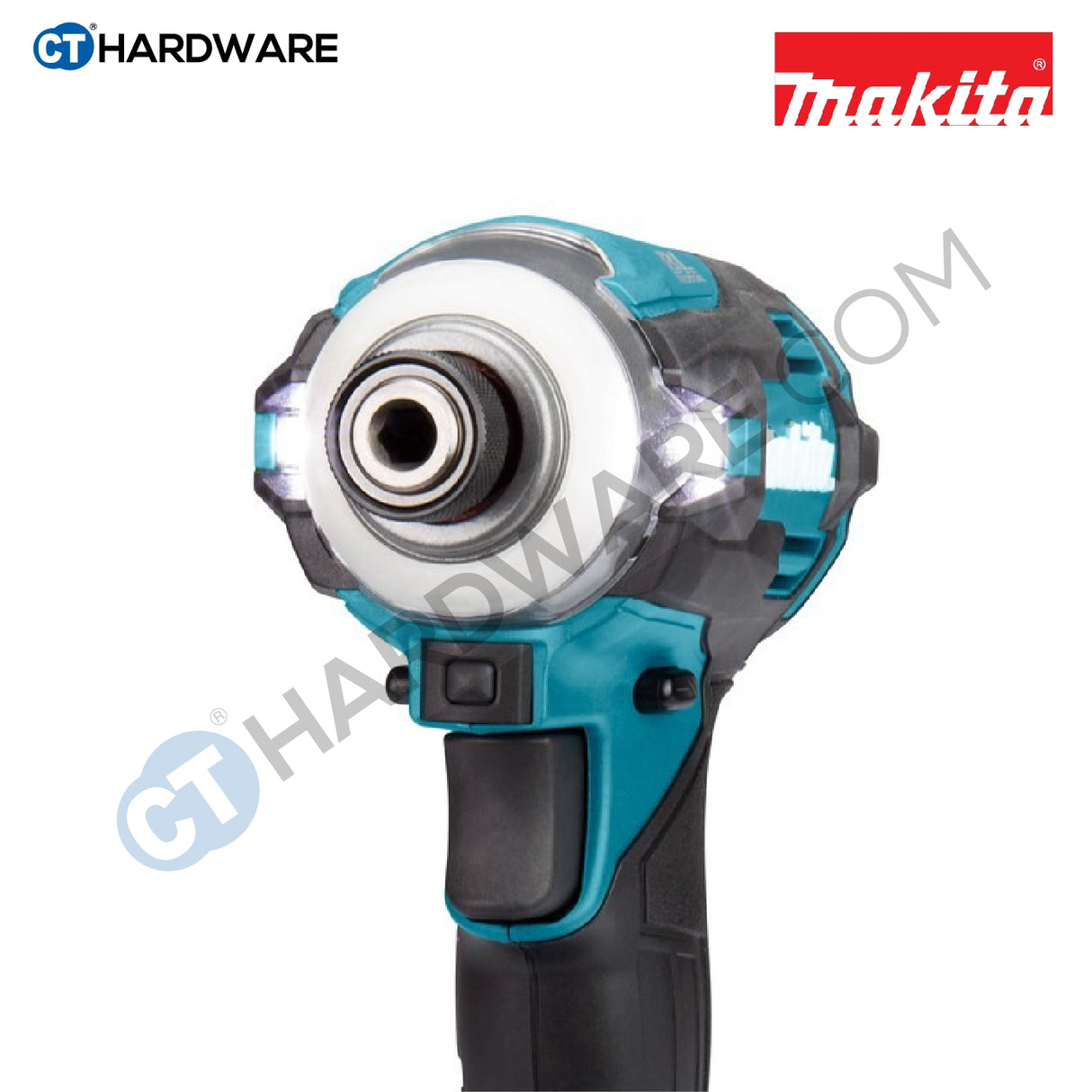 Makita TD001GD201 Cordless Brushless Impact Driver 40V 1/4" 6.35mm 220Nm C/W 2x 2.5Ah Battery & 1xFast Charger