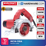 WORCRAFT MC14-110A CORDED MARBLE CUTTER & CONCRETE CUTTER 1400W | 13000RPM | M14 ( MC14110A )