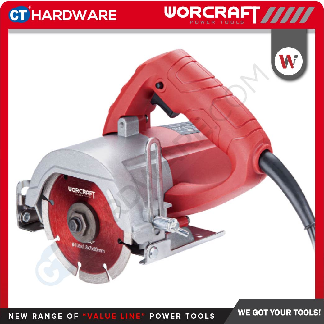 WORCRAFT MC14-110A CORDED MARBLE CUTTER & CONCRETE CUTTER 1400W | 13000RPM | M14 ( MC14110A )