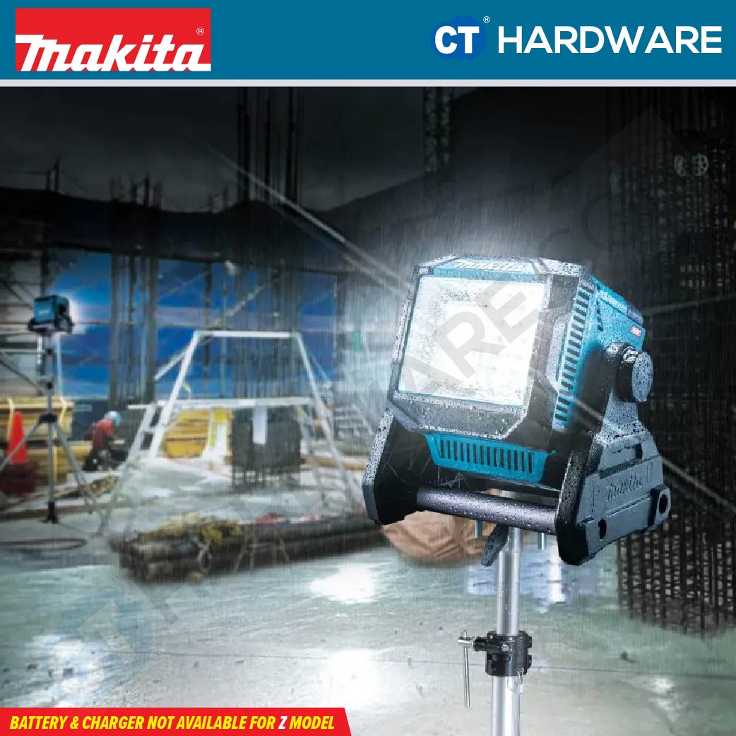 MAKITA ML005GX CORDLESS WORKLIGHT 40Vmax | 18V | High: 3,600 lm | Mid: 1,800 lm | Low: 900 lm WITHOUT BATTERY & CHARGER