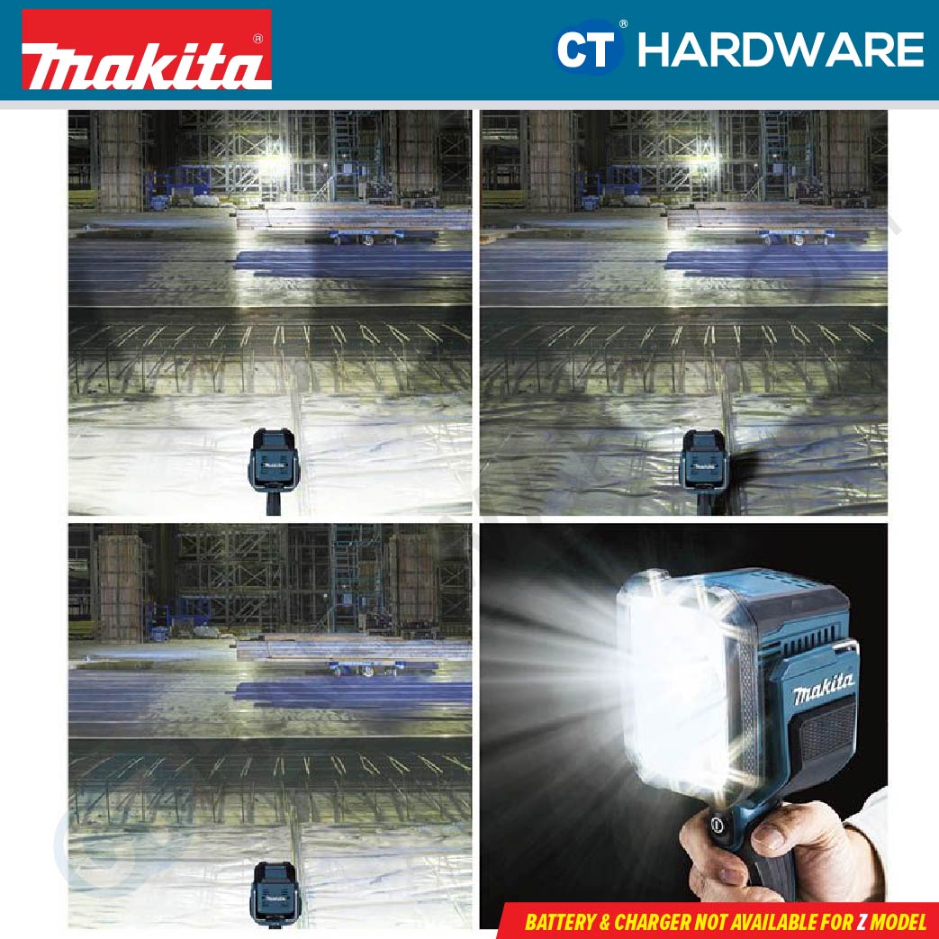 MAKITA ML007G CORDLESS FLASHLIGHT 40V | 1250LM WITHOUT BATTERY & CHARGER (TWAML007G)