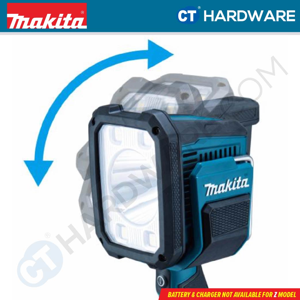 MAKITA ML007G CORDLESS FLASHLIGHT 40V | 1250LM WITHOUT BATTERY & CHARGER (TWAML007G)
