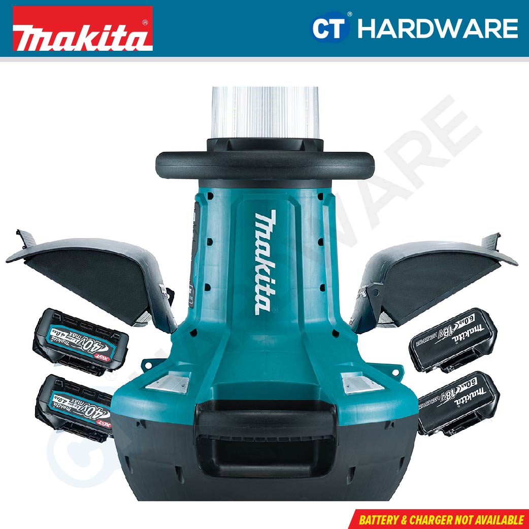 MAKITA ML010G CORDLESS AREA WORKLIGHT 18V/ 40V | HIGH 5500LM | MEDIUM 3000LM | LOW 1500LM WITHOUT BATTERY AND CHARGER