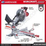 WORCRAFT MST20-255 SLIDING MITRE SAW 10" | 2000W (MST20255)