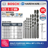 BOSCH MULTI PURPOSE DRILL BIT ( CYL-4 ) SIZE 3 MM TO 12 MM - 1PC