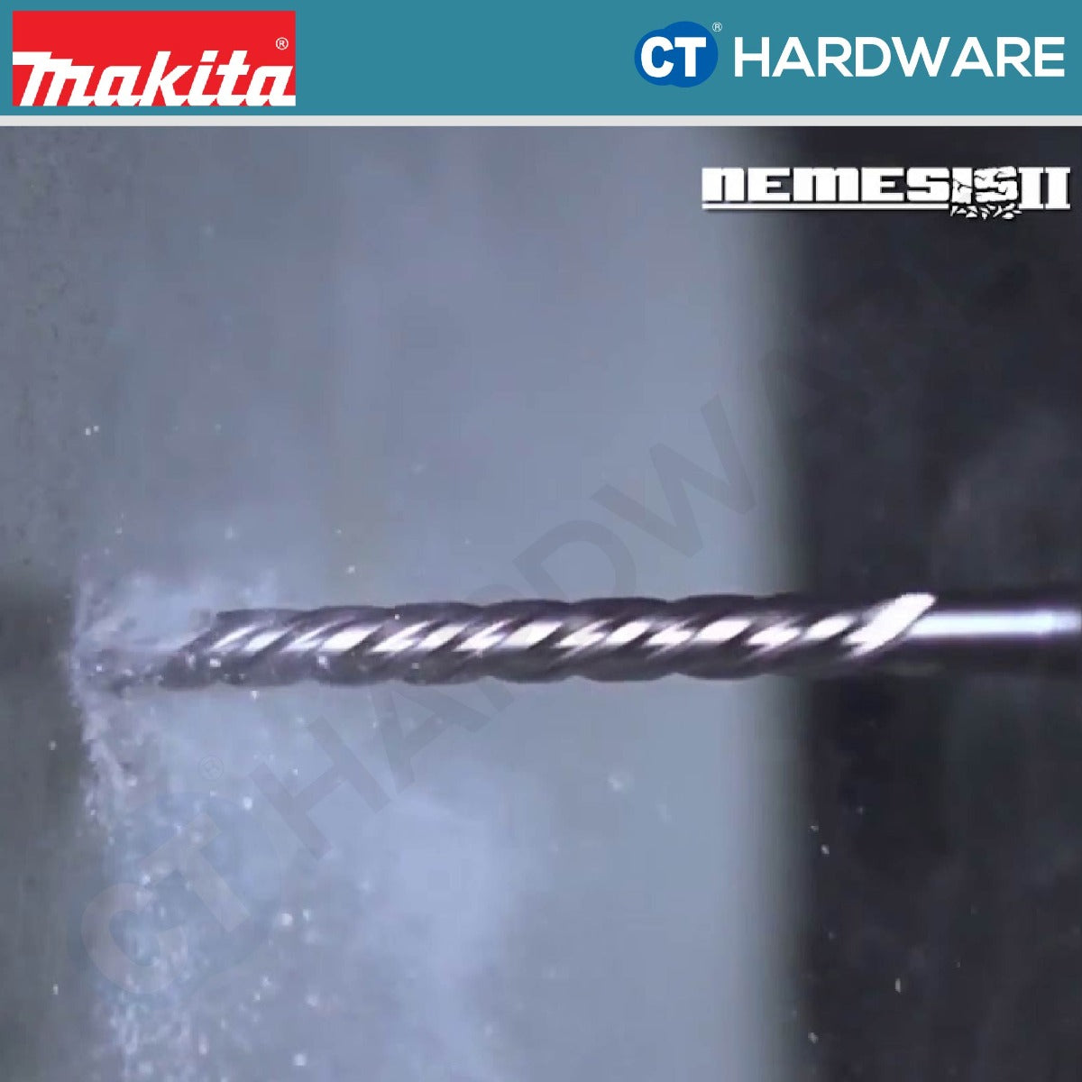 Makita NEMESIS II SDS Plus TCT Drill Bit Size 20mm - 32mm [NEMESIS 2] (1pc)