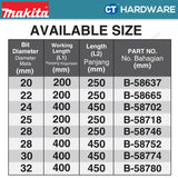 MAKITA NEMESIS II SDS PLUS DRILL BIT SIZE 20MM - 32MM [ NEMESIS 2 ] - 1PC