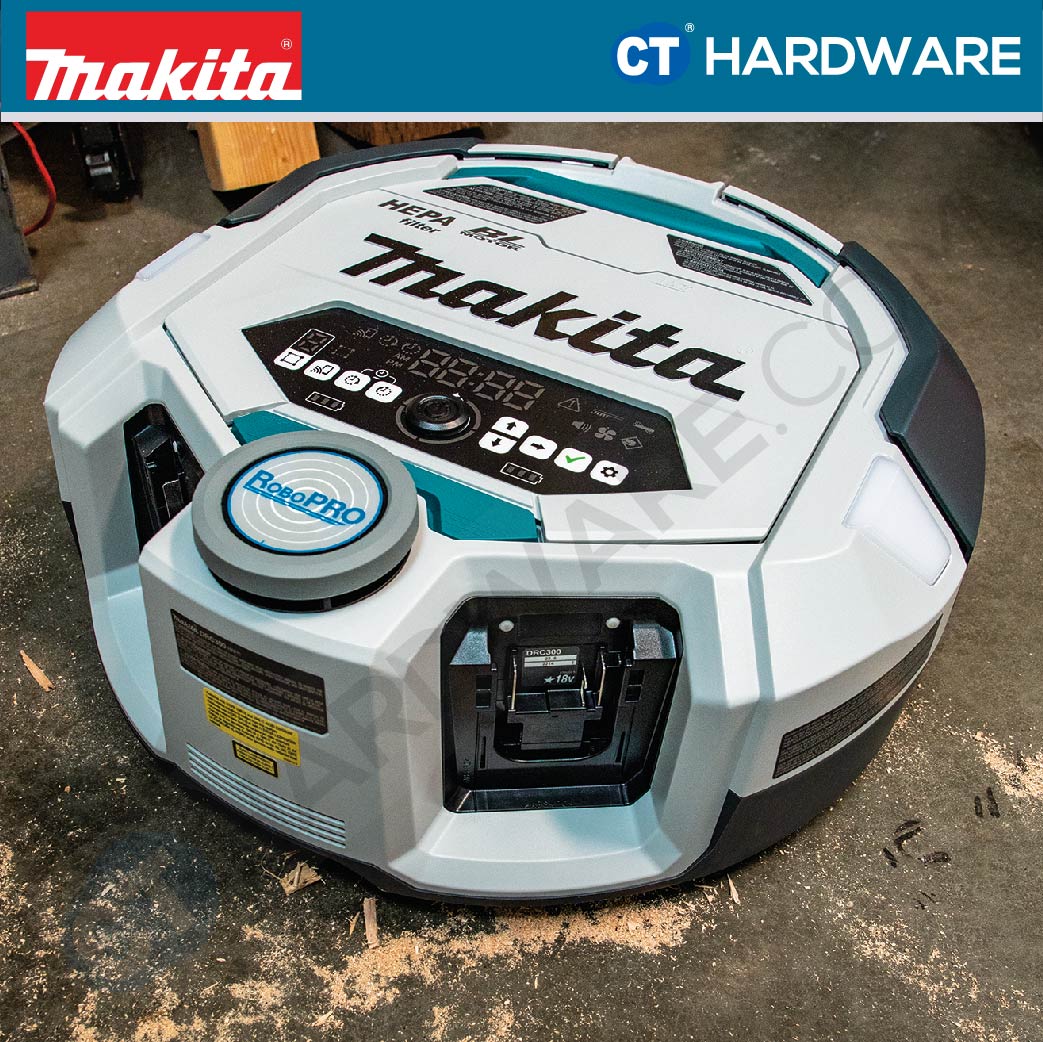 MAKITA DRC300Z ROBOTIC CLEANER 18V | 0.3M/SEC | 3.0L WITHOUT BATTERY AND CHARGER