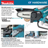 MAKITA DUC101Z CORDLESS PRUNING SAW 18V | 100MM (4") | 320W | OIL TANK 55ML COME WITH 1x 3.0AH BATTERY & CHARGER [ YEAR END SALES ]