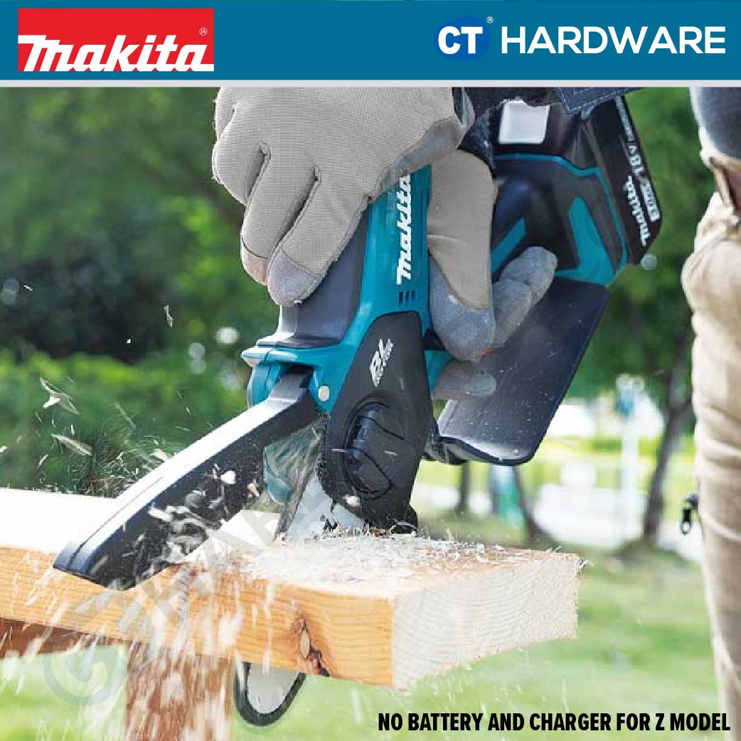 MAKITA DUC101Z CORDLESS PRUNING SAW 18V | 100MM (4") | 320W | OIL TANK 55ML COME WITH 1x 3.0AH BATTERY & CHARGER [ YEAR END SALES ]