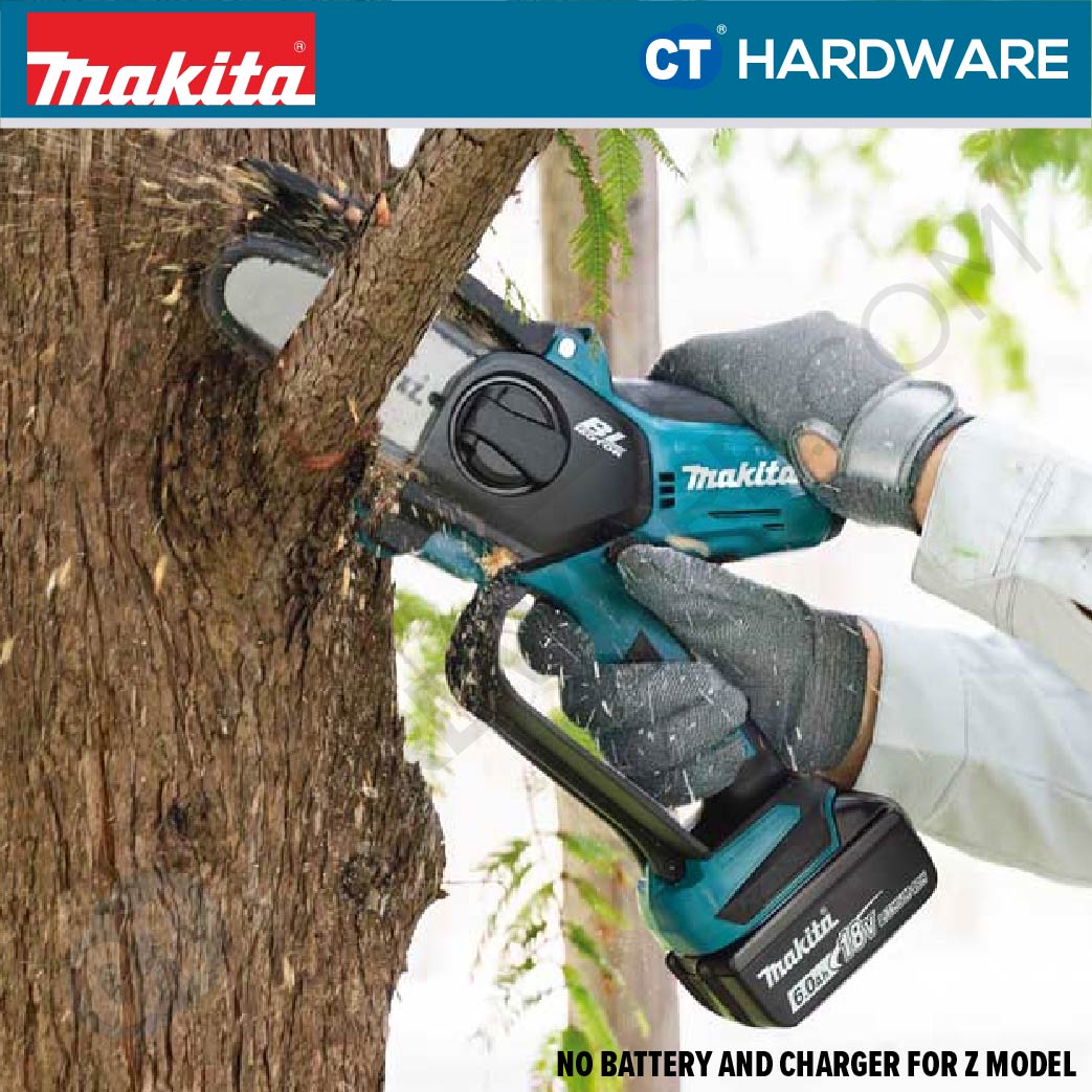 MAKITA DUC101Z CORDLESS PRUNING SAW 18V | 100MM (4") | 320W | OIL TANK 55ML COME WITH 1x 3.0AH BATTERY & CHARGER [ YEAR END SALES ]