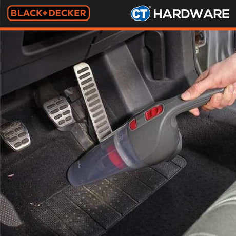 Black & Decker NV1210AV Cordless Handheld Dustbuster Car Vacuum 12V 370ml With Accessories