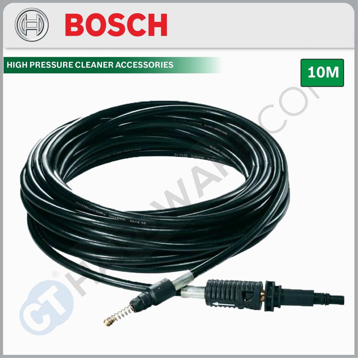 Bosch F016800362 Drain Cleaner Pipe for AQUATAK 33-10, 35-12+ and 37-13+ High Pressure Washers (10m)