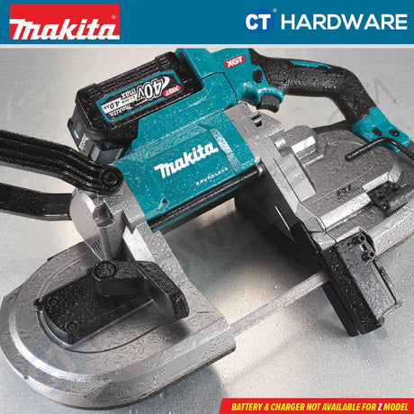 Makita PB002GZ/ GM201 XGT 40Vmax Cordless Portable Band Saw 5" 127mm (Body Only | 2-Battery)
