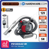 Black+Decker PD1200AV Flexi Auto Dustbuster Vacuum Cleaner 12V 560ML (Cyclonic)