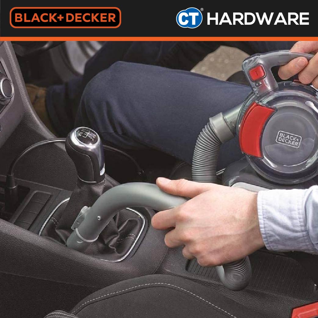 Black+Decker PD1200AV Flexi Auto Dustbuster Vacuum Cleaner 12V 560ML (Cyclonic)