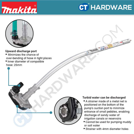 Makita PF400MP Multi Tool Attachments - Pump Attachment 25 Mm / 1" Hose Size