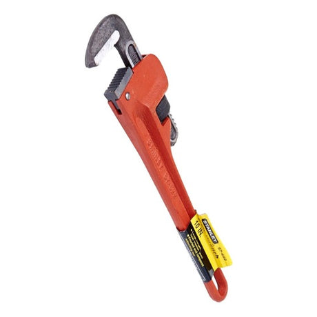 STANLEY RED PIPE WRENCH SIZE: 6" / 8" / 10" / 12" / 14"