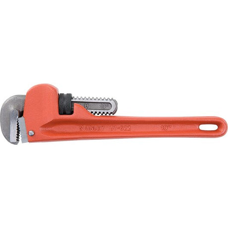 STANLEY RED PIPE WRENCH SIZE: 6" / 8" / 10" / 12" / 14"
