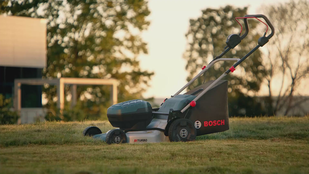 Bosch GRA 18V-246 SOLO Cordless Lawnmower 18Vx2, 46CM, 60L Without Battery & Charger, GRA18V246SOLO