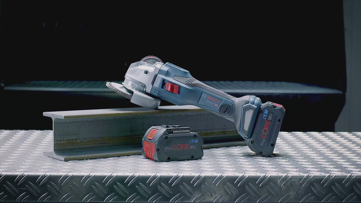 Bosch GWX 18V-15 SC SOLO Cordless  Brushless Angle Grinder 18V 5"+LBOXX [GWX18V15SCSOLO]