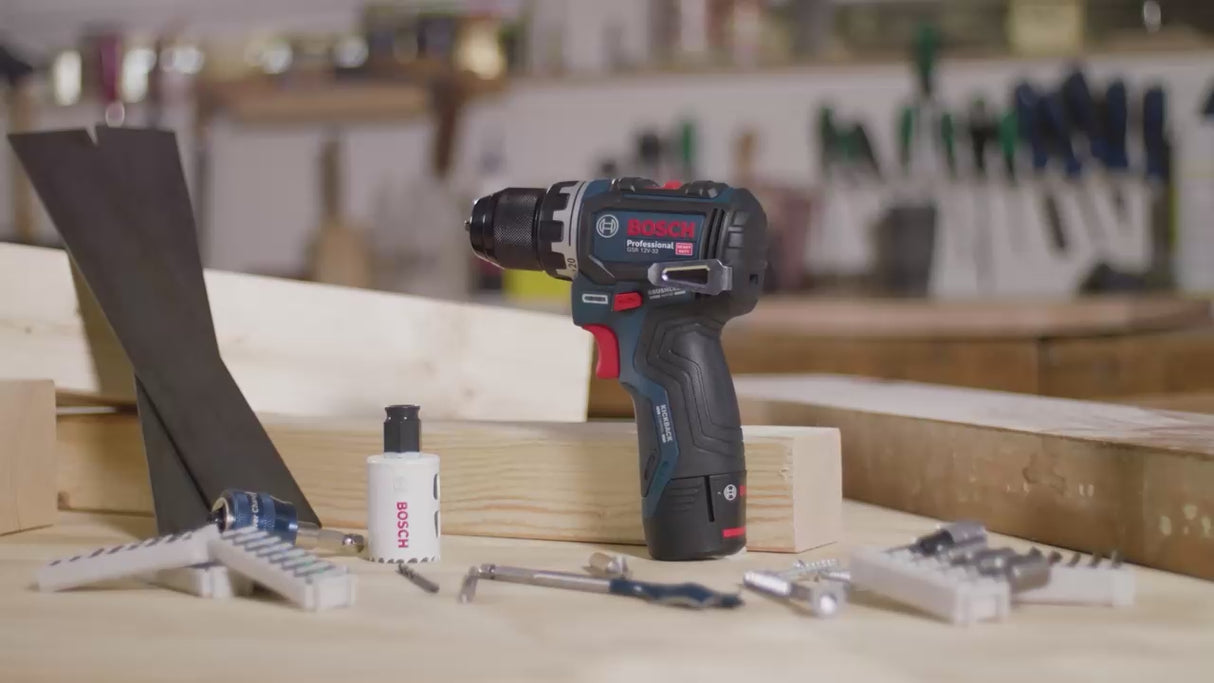 Bosch PRO GSR 12V-32 Cordless Drill Driver 12V 06019N7080 (Body Only | 2-Battery)