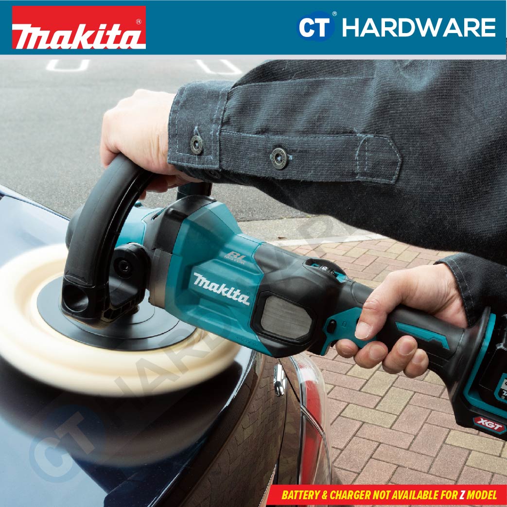 MAKITA PV001GM101 | PV001GZ CORDLESS POLISHER 40V 180 mm (7") | 165 mm (6-1/2") | M14