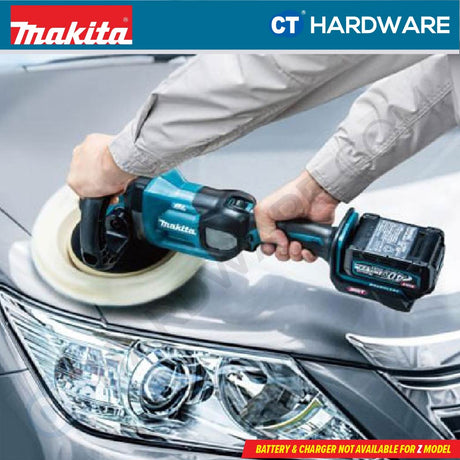 Makita PV001GM101/ GZ XGT 40Vmax Cordless Brushless Polisher 7" 180 Mm (Body Only | 1-Battery)