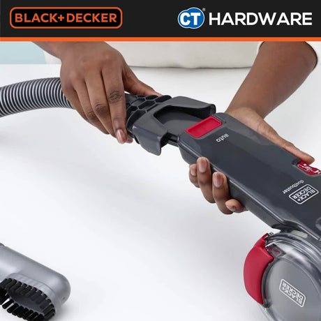 Black & Decker PV1200AV Pivot Auto Dustbuster Car Vacuum Cleaner 12V 440ml (Cyclonic)