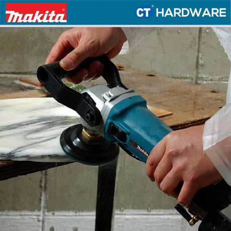 Makita PW5001C Stone Polisher 5" 125mm 900W With Speed Control