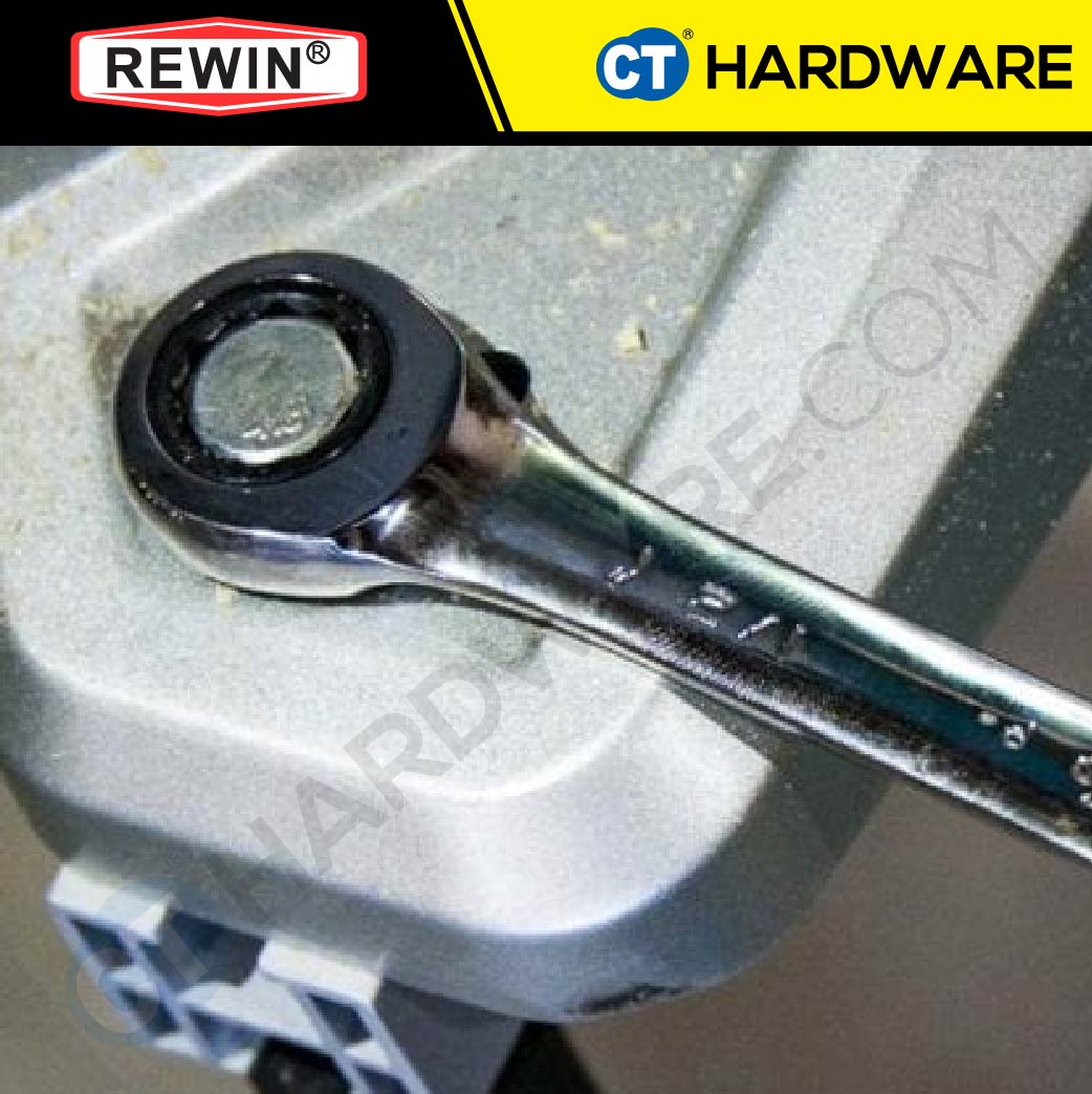 REWIN RATCHET WRENCH SIZE 8mm TO 19mm [ 1 PIECE ]