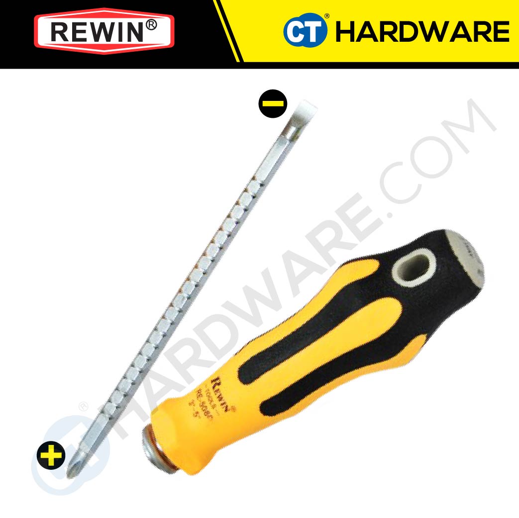 REWIN RE-5080 | RE-6080 TWO WAY SCREWDRIVER 3" -5" | 4" - 6"  [ RE5080 | RE6080 ] - 1PC