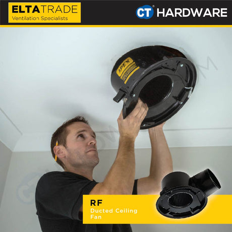 ELTA TRADE FANTECH RF - RESPF150 / SRF100 SILENT/RAPID RESPONSE HEADER BOX (GRILLE ASSEMBLY) [EXHAUST FAN]