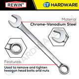 REWIN RBL COMBINATION WRENCH SIZE 8MM TO 28MM [ 1 PIECE ]