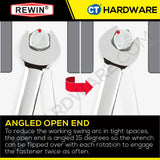 REWIN RBL COMBINATION WRENCH SIZE 8MM TO 28MM [ 1 PIECE ]