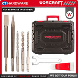 WORCRAFT RH15-32X Corded Rotary Hammer SDS PLUS | 3-Modes | 1500W | 590RPM / Alatan Kuasa Gerudi Tukul Putar [ RH1532X ]