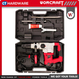 WORCRAFT RH15-40X Corded Rotary Hammer SDS MAX with 2-Modes | 1500W | 590RPM / Alatan Kuasa Gerudi Tukul Putar [RH1540X]