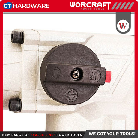 WORCRAFT RH15-40X Corded Rotary Hammer SDS MAX with 2-Modes | 1500W | 590RPM / Alatan Kuasa Gerudi Tukul Putar [RH1540X]
