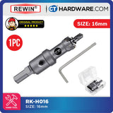 REWIN RKH TCT HOLE SAWS SIZE: 15MM - 35MM