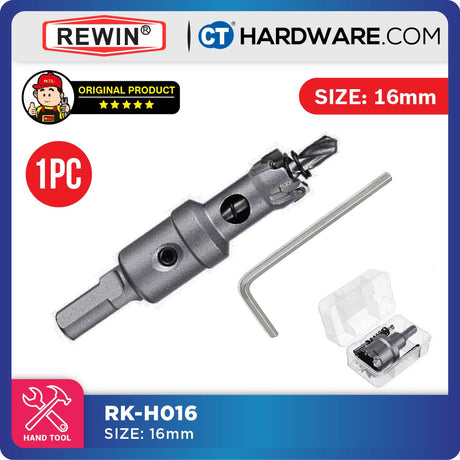 REWIN RKH TCT HOLE SAWS SIZE: 15MM - 35MM