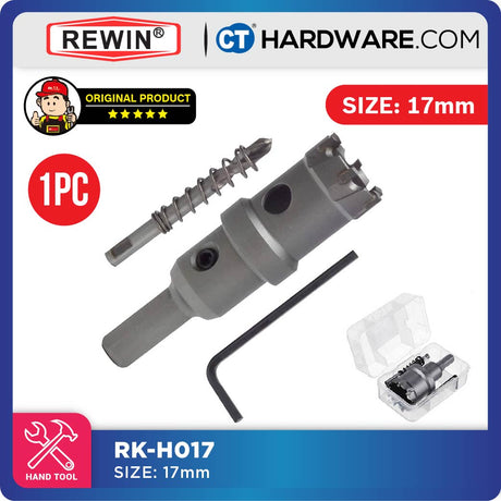 REWIN RKH TCT HOLE SAWS SIZE: 15MM - 35MM