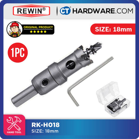 REWIN RKH TCT HOLE SAWS SIZE: 15MM - 35MM