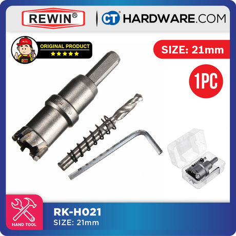 REWIN RKH TCT HOLE SAWS SIZE: 15MM - 35MM