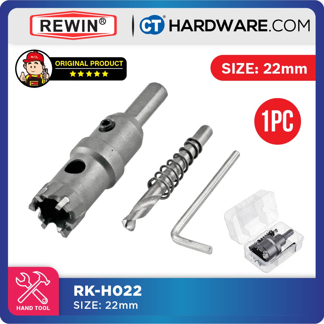 REWIN RKH TCT HOLE SAWS SIZE: 15MM - 35MM