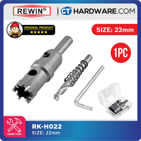 REWIN RKH TCT HOLE SAWS SIZE: 15MM - 35MM