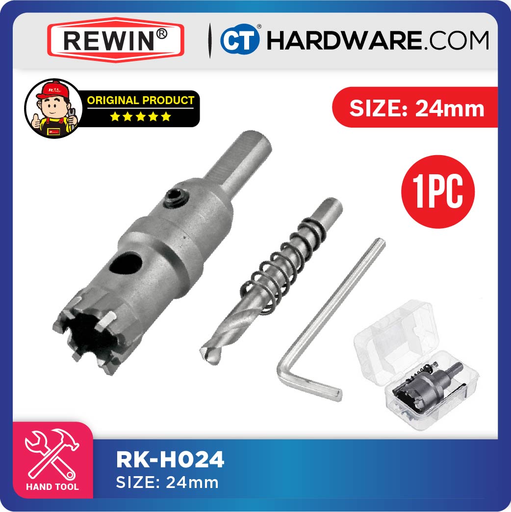 REWIN RKH TCT HOLE SAWS SIZE: 15MM - 35MM