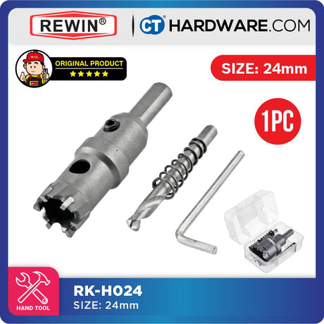 REWIN RKH TCT HOLE SAWS SIZE: 15MM - 35MM