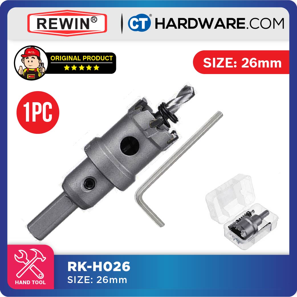 REWIN RKH TCT HOLE SAWS SIZE: 15MM - 35MM